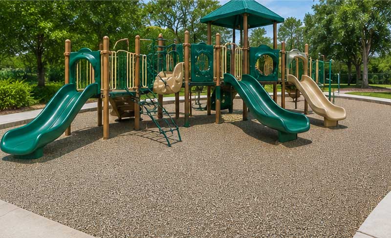 Playground-Surfacing-service pic Rubber playground surfacing installation