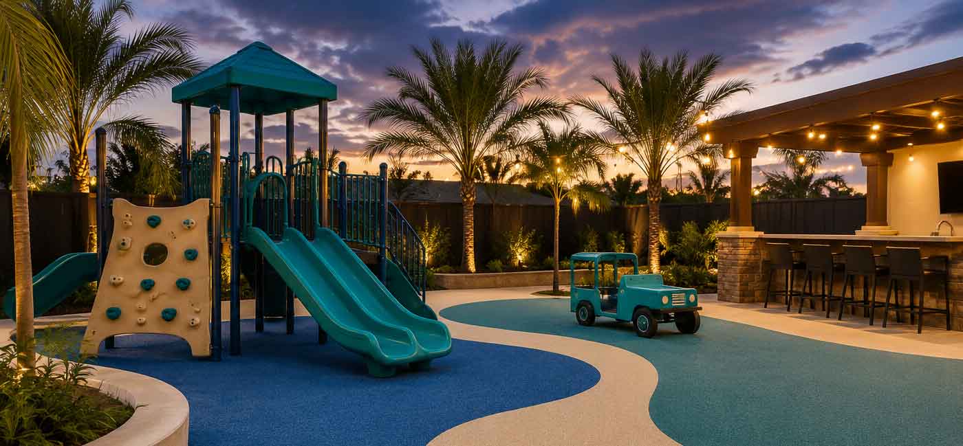 background-playground-flooring-cta Custom rubber surfacing system installed on residential property in Tampa FL