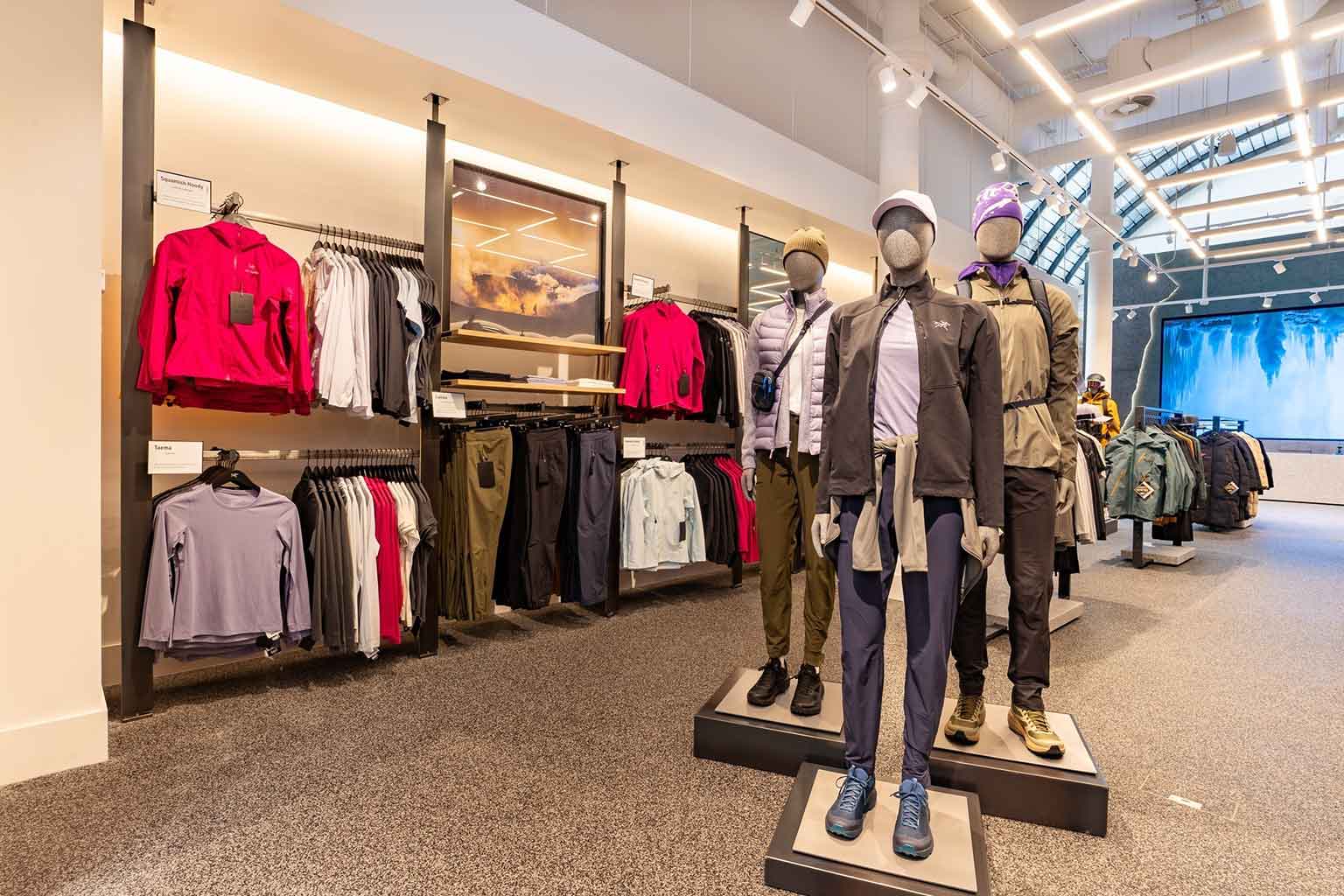 Commercial-Projects Commercial Vuba Stone resin bound flooring professionally installed inside a modern retail store